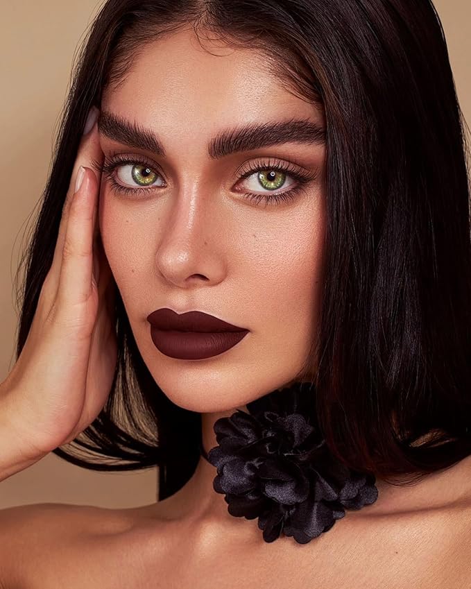 MAKI YIKA Dark Brown Lipstick for Women Color Lipstick