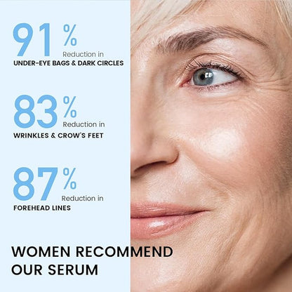 Instant Face Lift Cream: Rapid Reduction Eye Serum Firms Under Eye Bags and Wrinkles for Middle-aged Women Before Dating & Work 1 Fl Oz