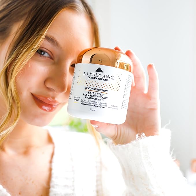 Extra Cell Plex Deep Conditioning Hair Mask Step 3 - Moisturizing Repair Treatment for Damaged Hair - Ideal for Color-Treated, Bleached & Chemically-Treated Hair for Home and Salon Use