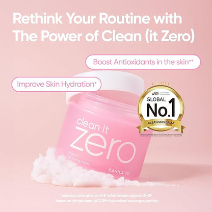 BANILA CO Clean It Zero 3-Step Skincare Set | Original Cleansing Balm 180ml + Foam Cleanser 150ml + Pink Hydration Toner Pads (70ea) | Vegan, All Skin Types