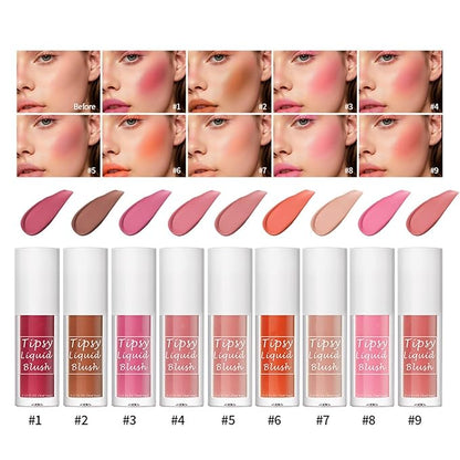 MAEPEOR Matte Liquid Blush 9 Colors Soft Cream (Color 05)