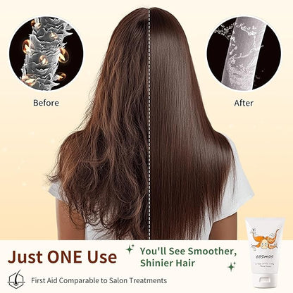 Hair Mask for Damaged Hair-Collagen Coating Hair Protein Treatment, Deep Repair Conditioner for Damaged, Curly, or Straight Thin Fine Hair 100ml