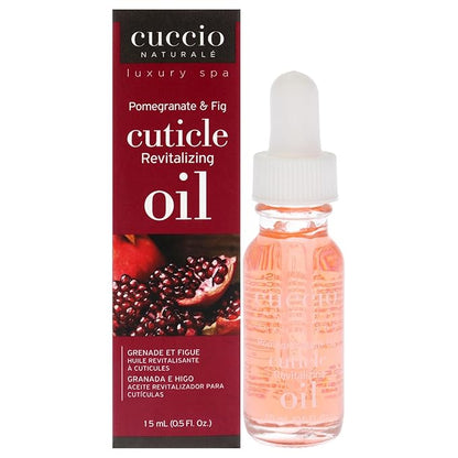 Cuccio Naturale Cuticle Oil - Revitalizing Pomegranate & Fig - Repairs Skin & Nails - 0.5 Oz