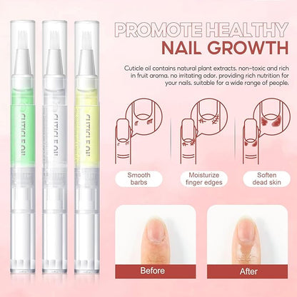 Peacecolor 8Pcs Cuticle Oil Pen