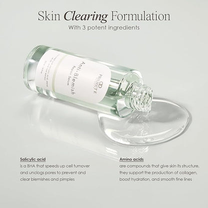 Anti-Blemish Repair Serum by Project E Beauty | Soothes, Hydrates & Minimizes Pores | 50ml