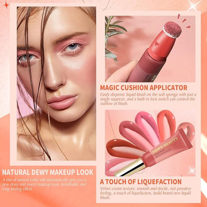 Liquid Blush Makeup Wand, Cream Liquid Blush with