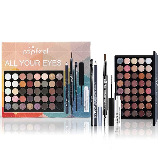 All in One Makeup Kit,40 Colors Eyeshadow Palette,Christmas
