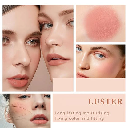 Blush Stick for Cheeks Makeup,Waterproof Cream Blush Face