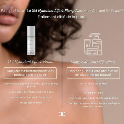 Project E Beauty Lift & Plump Hydration Gel 24-Hour Hydration | Anti-Aging Brightening Treatment | Hydrating & Moisturizing Facial Skincare | Anti-Wrinkle | For Dry or Rough Skin | 50ml