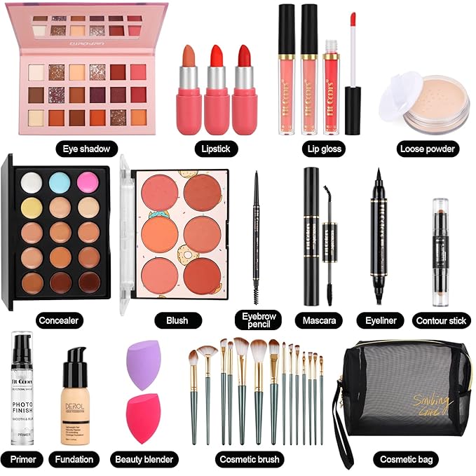 Fenshine Makeup Set,Make Up Starter Kit