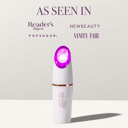 reVive Light Therapy Lux Collection Spot Acne Device for Face, Portable Red & Blue Light Therapy
