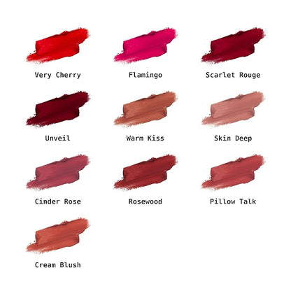 Ruby Kisses Velvet Lip Cream, Matte Finish Lipstick, Rich Color, Long Lasting Lip Stain, Lightweight, Nourishing, Hydration, High Pigment Lip Tint (CREAM BLUSH)