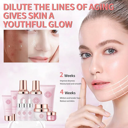 Ganoderma Anti-Aging10-Piece Skincare Set Moisturizing and Rejuvenating Skincare Set For Women Mother's Day Gift