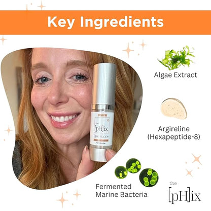 pHiller Peptide Serum - Advanced Anti Aging Face Tightening Serum for Fine Lines and Wrinkles, Hydrating Peptides Facial Formula for Skin, with Argireline + Tripeptides; Vegan (1oz)