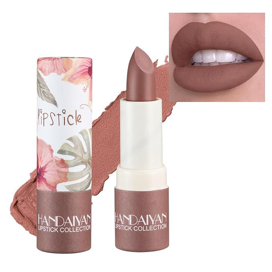Matte Nude Lipstick, Nude Paper Tube Lipsticks Lip Long
