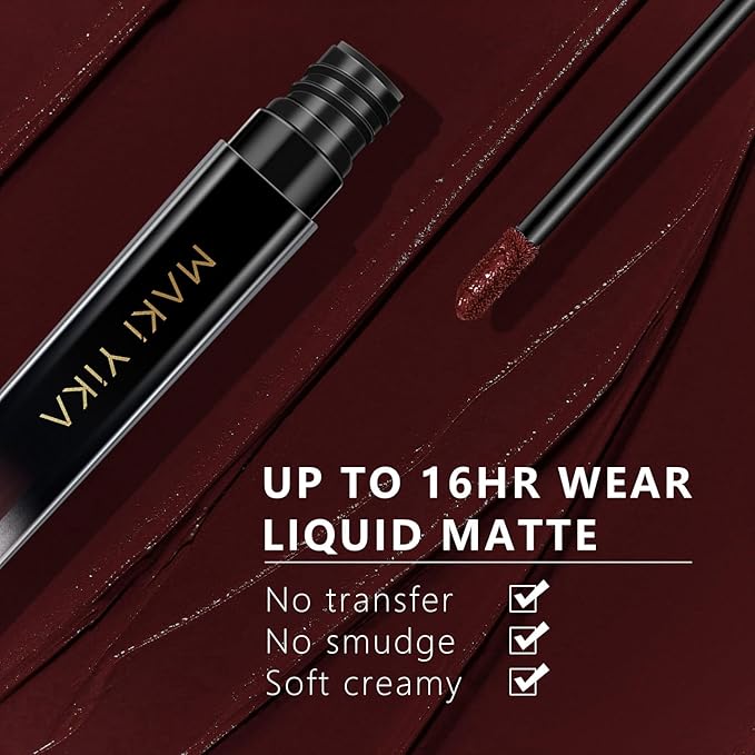 MAKI YIKA Dark Brown Lipstick for Women Color Lipstick