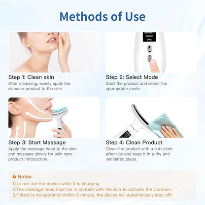 Facial and Neck Massager, Soothing and Relaxing Face Massager for Skin Care