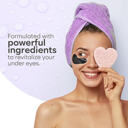 Nighttime Under Eye Patches for Puffy Eyes and Dark Circles, Gel Eye Masks with Collagen, Retinol & Vitamin E, Deeply Moisturizing, Bridesmaid Gifts, Gifts for Teens, Anti Wrinkle Patches(30 Pairs)