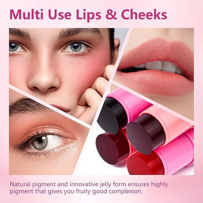 Water Jelly Tint Blush,Jelly Blush Lip Cheek Tint Fl oz 5g