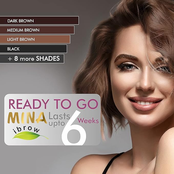 MinaiBrow Tint Kit Dark Brown
