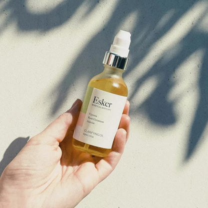 ESKER - Scent-Free Clarifying Body Oil For Sensitive Skin | Vegan, Cruelty-Free, Clean Beauty (4 fl oz | 120 ml)