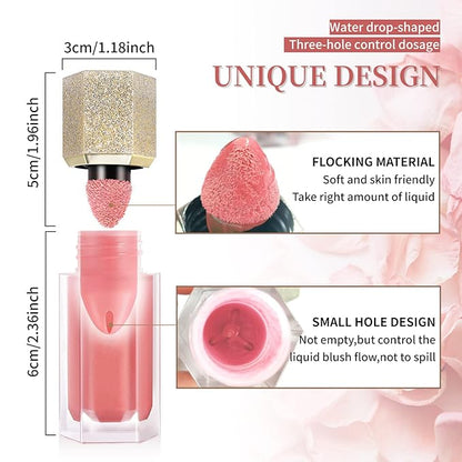 Soft Cream Blush, Liquid Blush for Natural Dewy Foggy Pink