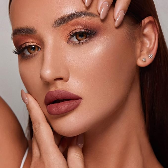 MAKI YIKA Brown Nude Lipstick for Women Color Lipstick