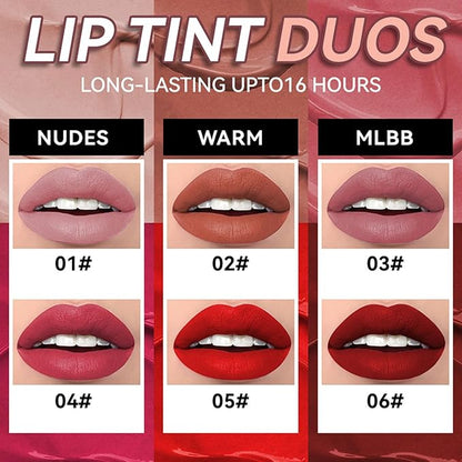 Matte Liquid Lipstick Makeup Set, 3Pcs Long Lasting Long