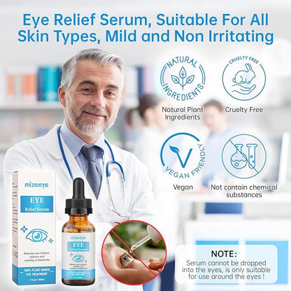 Eye Serum For Chalazion & Blepharitis Treatment, 2 PCS Chalazion Remover For Eyelid Treatment, Eyelid Serum With Avocado Oil, Sea Buckthorn Oil & Caffeine, Relieve Puffiness and Eye Fatigue