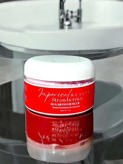 Imperical Beauty Strawberries Sugar Foam Scrub
