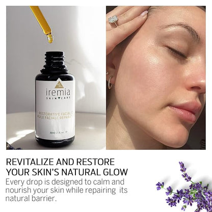 Facial Oil | Restorative Facial Oil For Dry Skin | Formulated With Rose Hip Oil, Jojoba Oil - 30 ml