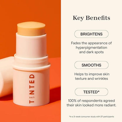 Live Tinted Essentials Glow Up Set: Includes Mini Superhue Serum Stick, Mini Hueguard 3-in-1 Mineral SPF 30, and Full-sized Huestick in Rise, 3-Piece Set