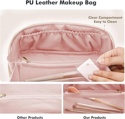 Prite travel cosmetic bag makeup