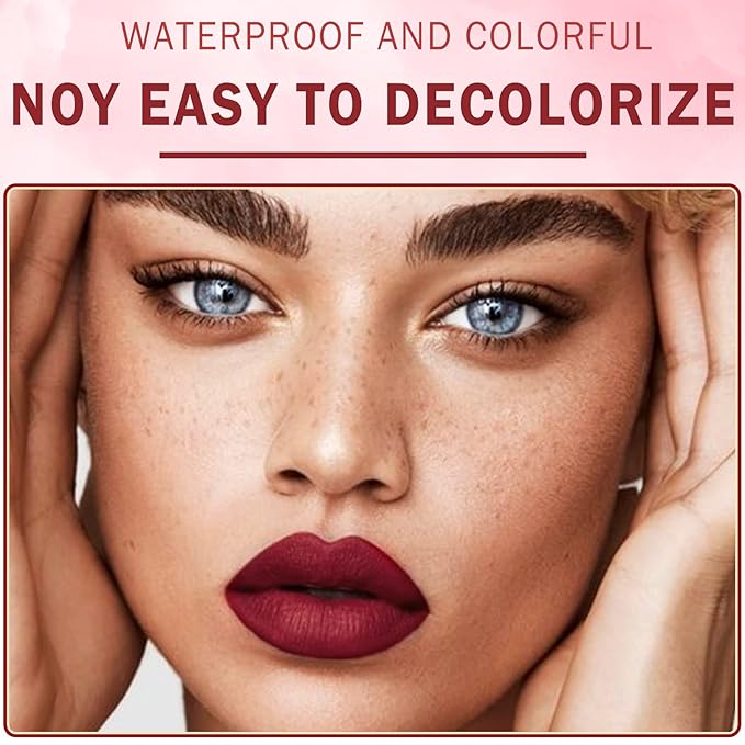 2PCS Matte Lip Liner and Lipstick Makeup Set, Gloss