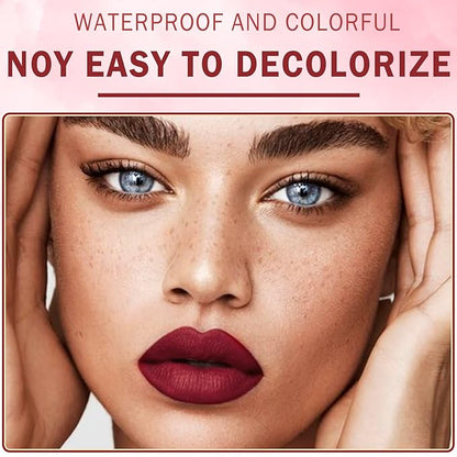 2PCS Matte Lip Liner and Lipstick Makeup Set, Gloss