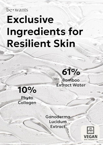 Bewants Instant Eye Bag Remover, Phyto Collagen Roll-On Serum Stick – Refreshing Under Eye Massage with 61% Bamboo Water & 10% Phyto Collagen (2 Pack)