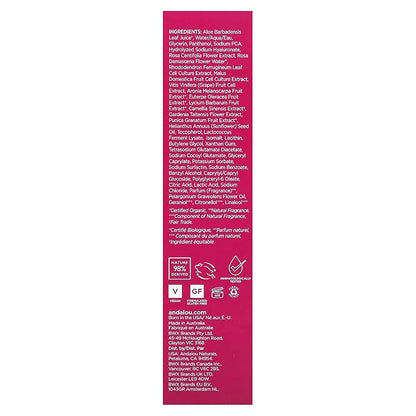 Andalou Naturals Toner, 1000 Roses Biome Balancing Facial Toner, Refreshing & Gentle on Sensitive Skin, Rose-Biotic Blend to Help Protect & Strengthen Skin Barrier, 6 Fl Oz Spray