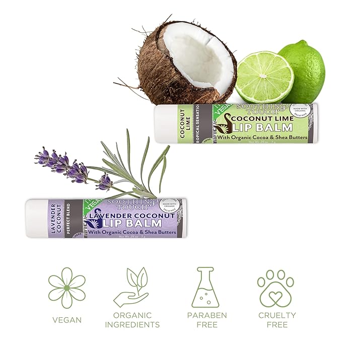 Vegan Lip Balm Set - Pack Grapefruit