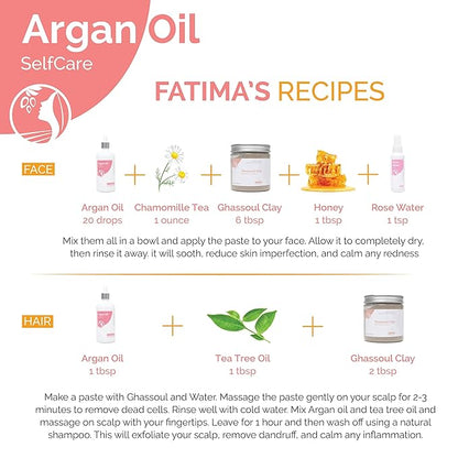 Fatima's Garden Hair Serum - With Argan & Vitamin E, Hair Repair, 100ml