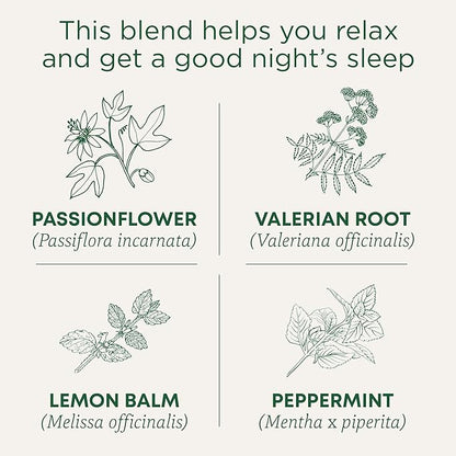 Traditional Medicinals Organic Nighty Night Extra Tea With Valerian Root for Relaxation, 48 Tea Bags