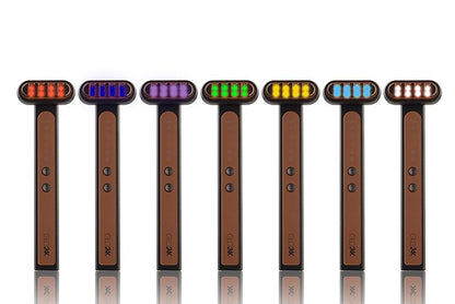 GLO24K 7 Color LED Super Wand plus Hydra Gel for Radiant, Glowing Skin on the Face, Neck, and Around the Eyes