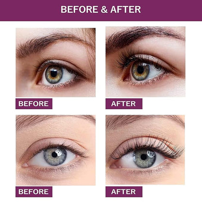 Eyelash Growth Serum, Lash Serum for Eyelash Growth & Enhancing, Advanced Formula for Natural Lashes or Lash Extensions & Brows (0.17 fl oz)