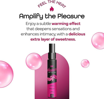 Lambuze Bubble Gum Flavored Massage Gel 55ml 1.85 Fl Oz INTT