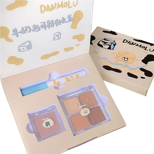Neutral Eyeshadow Palette Velvet Lip Gloss
