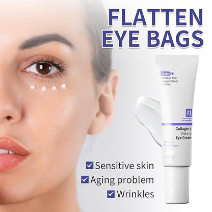 Retinol Under Eye Cream for Dark Circles and Under Eye Puffiness, Eye Repair Cream, 2 PCS Anti-Aging Hyaluronic Acid, Collagen Reduce Wrinkles Eye Cream, Lift, Firm Eyes Skin