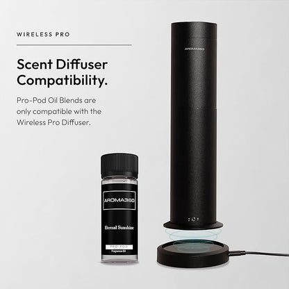 Aroma360 - Eternal Sunshine Pro Pod Fragrance Oil Blend | Hotel Inspired Luxury Essential Oil Diffuser | Aromatherapy Scent Diffuser Oil | Satsuma, Golden Bamboo and Cedar 1.7 fl oz, 50 mL