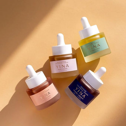 YINA - Nourish Botanical Serum With Rhodiola + Bakuchiol | Sustainable, Cruelty-Free, Clean Skincare (0.5 fl oz | 15 ml)
