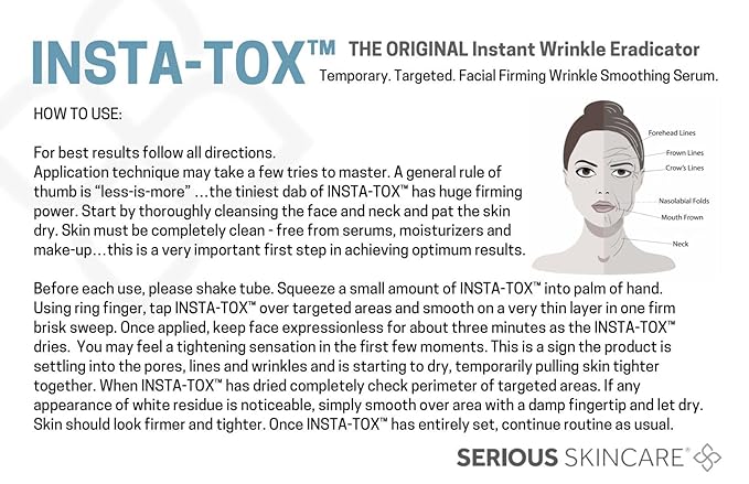 Serious Skincare INSTA-TOX Instant Wrinkle Smoothing