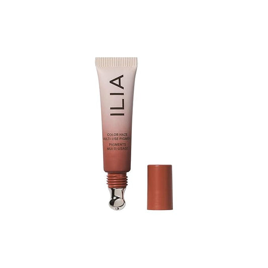 ILIA - Color Haze Multi-Use Matte Pigment | Non-Toxic, Vegan, Cruelty-Free, Nourishing Cream Blush + Lip Color In One (Stutter, 0.23 fl oz | 7 ml)