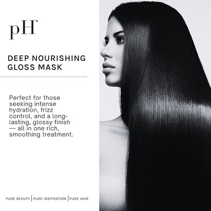 pH PURE HAIR Repair Hair Mask - Revitalizing Treatment for Damaged & Bleached Hair - Strengthening Moisturizing Mask with Hyaluronic Acid - Restores Volume - Sulfate-Free & Paraben-Free - 6.7 Oz